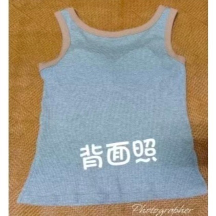 全新 背心 吊帶螺紋背心 無袖上衣 打底背心 吊帶背心 自帶胸罩 內搭衣 二手2手上衣-細節圖3