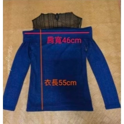 二手上衣 針織上衣 一字領 毛衣 針織 上衣 衣服  長袖上衣  2手衣服-細節圖3