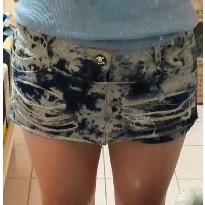 二手衣服 低腰短褲  2手短褲 牛仔短褲 超低腰短褲 迷你短褲-細節圖5