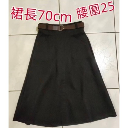 2手衣服 裙子 長裙 二手長裙 百搭長裙-細節圖3