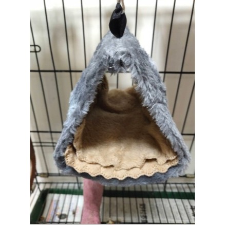三角鸚鵡帳篷 鳥窩 鸚鵡窩 三角鳥窩 鳥巢 鸚鵡吊床 鸚鵡鳥窩 鳥窩睡窩 保暖窩 棉窩 鸚鵡三角鳥窩 鸚鵡用品-規格圖6
