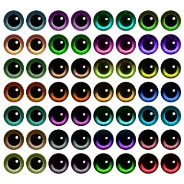 動物眼睛 玻璃眼睛小狗兔子小猫咪眼睛 搪膠娃娃 仿真眼珠 眼睛 玩偶眼睛 彩色眼睛 娃娃眼睛 扭扭棒 毛根 羊毛氈材料-細節圖2