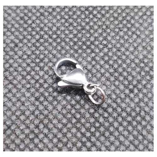 不鏽鋼電鍍龍蝦扣 單圈龍蝦扣 開口圈 C圈 手鏈扣 連接扣 手鍊扣頭 蝦扣 項鍊扣 項鏈扣頭 飾品配件-規格圖7