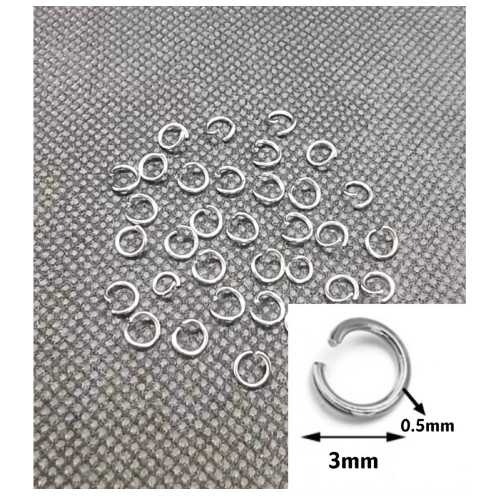 c圈(鋼色)粗3mm-10個