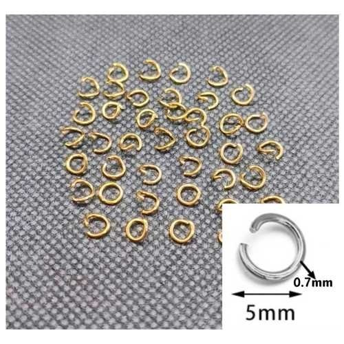 c圈(水鍍金)粗5mm-10個