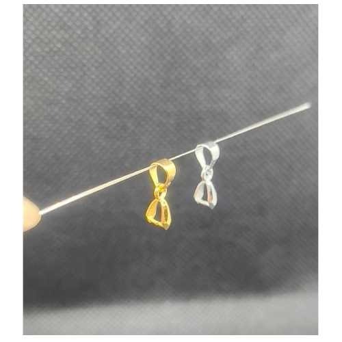 瓜子扣 吊墜扣 銅電鍍 項鏈瓜子扣 項鍊夾扣diy飾品配件-細節圖3