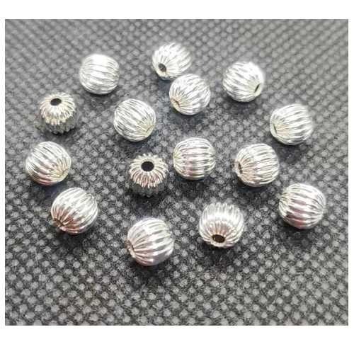 保色14K鍍金南瓜珠 隔珠 燈籠珠 南瓜圓珠 切紋珠 隔片 隔珠 項鍊 手串手鍊手珠項鏈手鏈 串珠材料 diy手工飾品-細節圖3