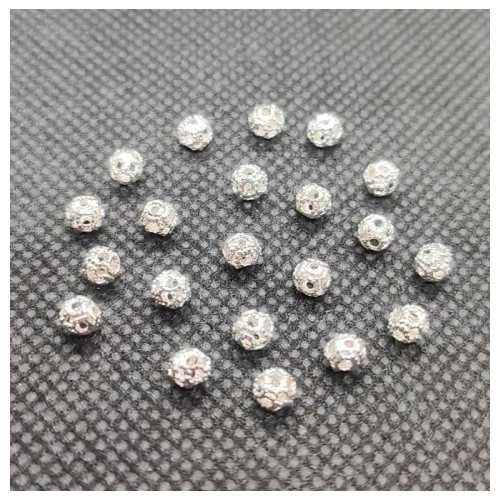 保色14K金4mm簍空珠 小金珠 鏤空圓珠 隔珠 隔片diy手作材料 手鏈項鏈 項鍊手鍊 手串手珠串珠散珠 飾品配件-細節圖3