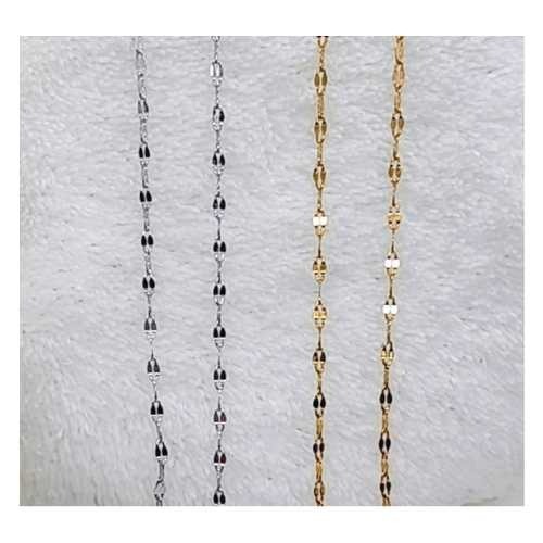 不鏽鋼鍊條 鏈條 嘴唇鏈 項鍊吊墜 十字鏈 長鏈 瓜子鏈 鎖骨鏈 飾品配件-細節圖2