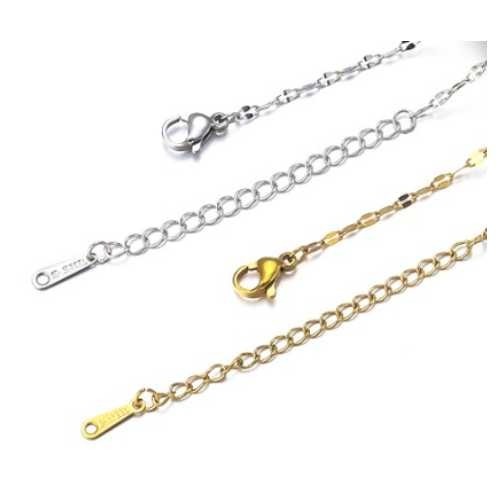 不鏽鋼鍊條 鏈條 嘴唇鏈 項鍊吊墜 十字鏈 長鏈 瓜子鏈 鎖骨鏈 飾品配件-細節圖5