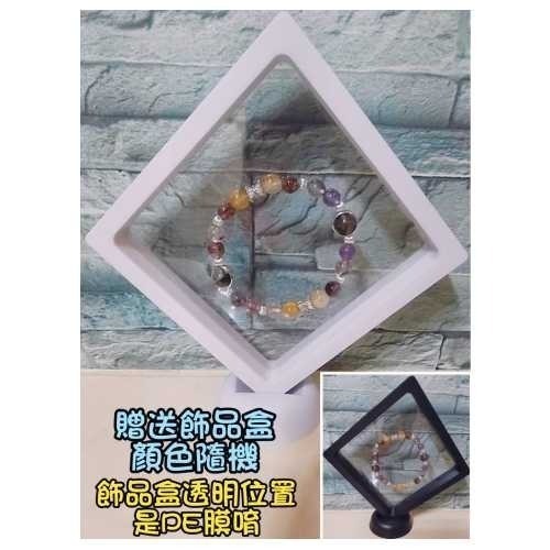 天然水晶手鍊 紅幽靈 紫幽靈 小樹膠花 招財 招貴人 助事業 提升人緣 增強靈感 提升運勢 手串 手鍊-規格圖8