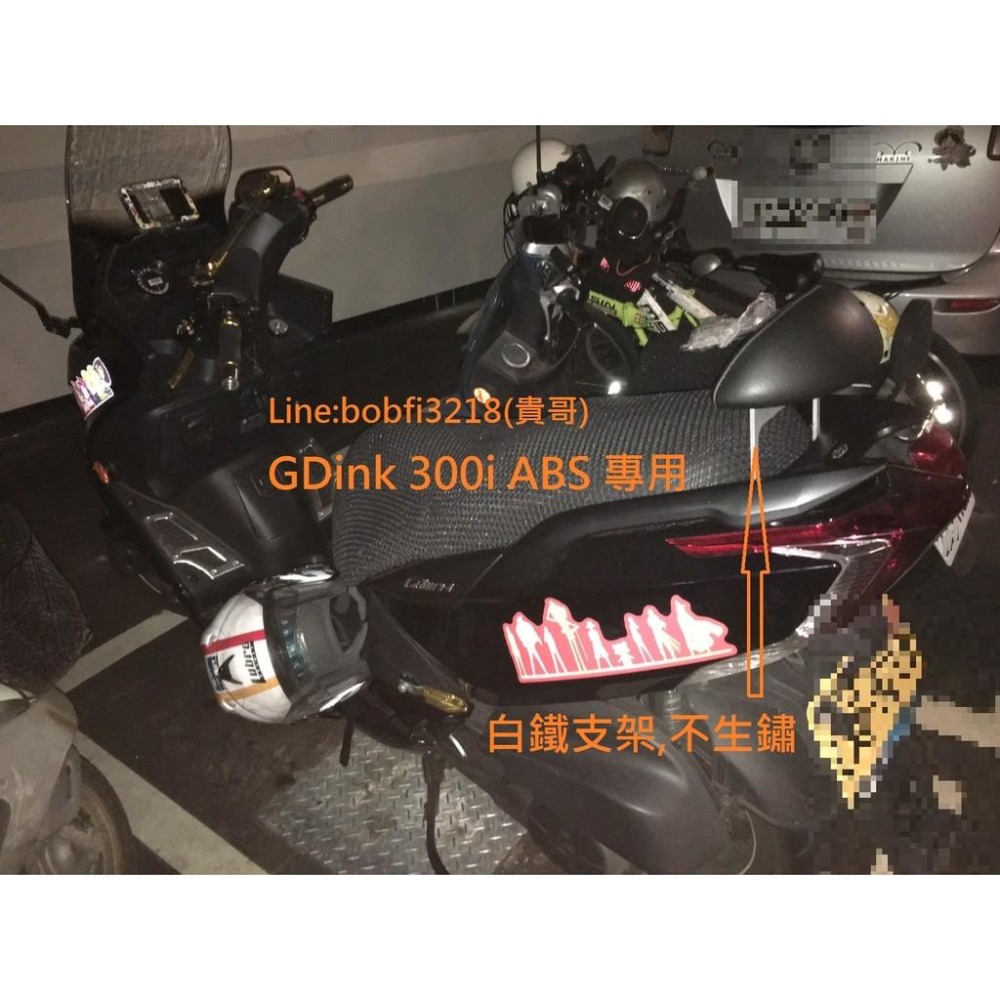 TEB 台中安心後靠背 5mm厚支架 白鐵支架 不生鏽 黑鐵支架 G DINK CT 300 ABS 靠背 靠墊 饅頭-細節圖5