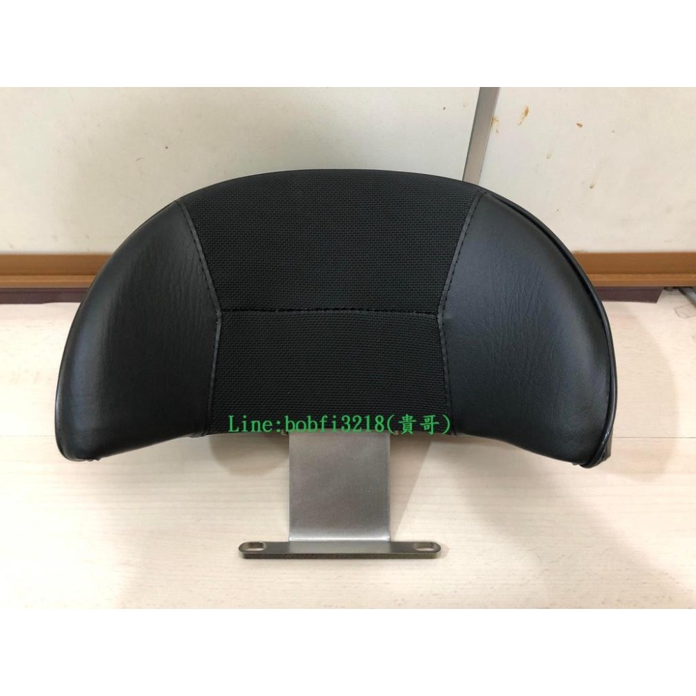 TEB 台中安心後靠背 EnMIS 雙火星塞 正304白鐵 5mm厚支架 新 迪爵 胖迪 GT 125 EVO 後靠背-細節圖4