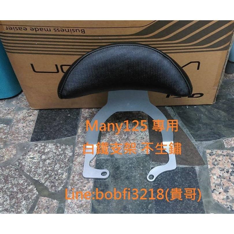 TEB 台中安心後靠背 5mm厚支架 魅力 125 MANY many 羅密歐 靠背 後靠背 魅力125 romeo-細節圖4