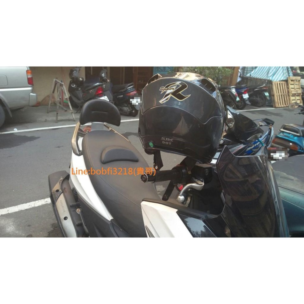 TEB 台中安心後靠背 5mm厚支架 白鐵 不生鏽 加大饅頭 k xct 300 200 ABS 靠背 後靠背 kxct-細節圖3