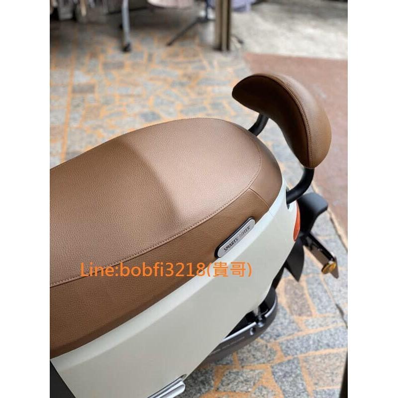 TEB 台中安心後靠背 5mm厚支架 gogoro 2 ABS 後 靠背 s2 Delight 咖啡 gogoro2-細節圖3