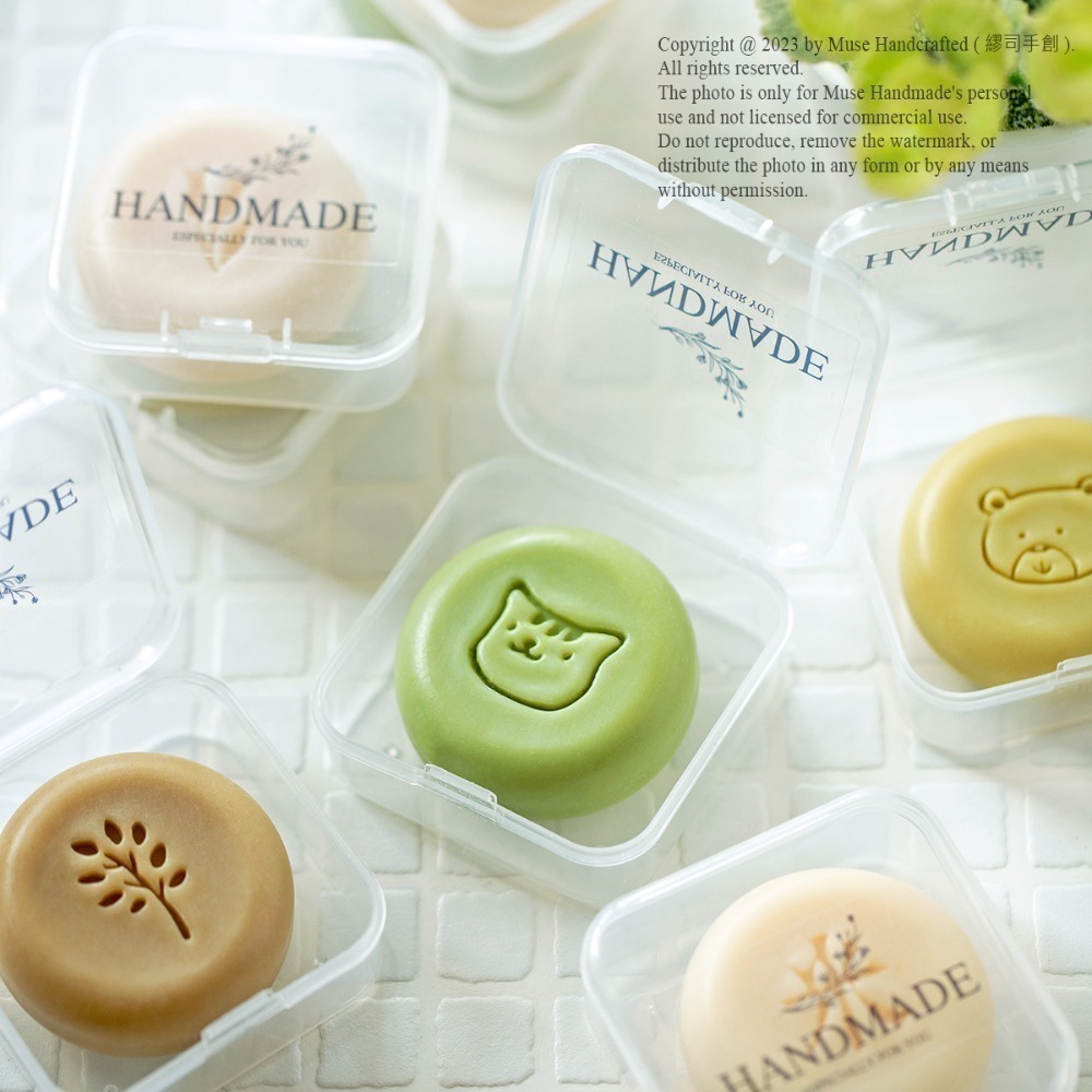 繆司手創【旅行小皂．盒裝】8個以上送起泡袋，旅行皂，試香皂，沐浴皂，洗手皂，洗臉皂，畢業禮物，活動贈品，婚禮小物-細節圖2
