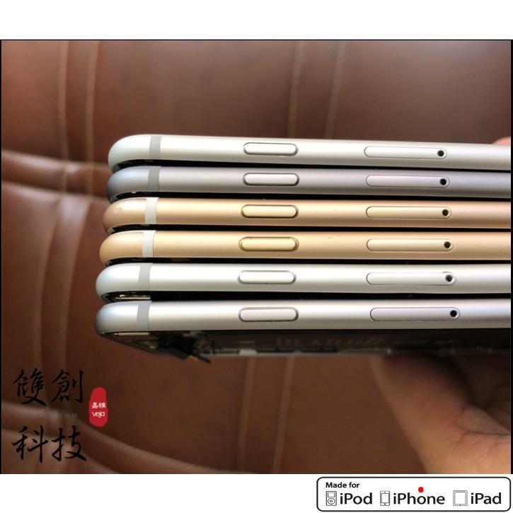 適用於蘋果6SPlus系列中框  iPhone6SPlus 5.5吋 金屬背蓋 中框  後蓋總成帶配件 現貨-細節圖7