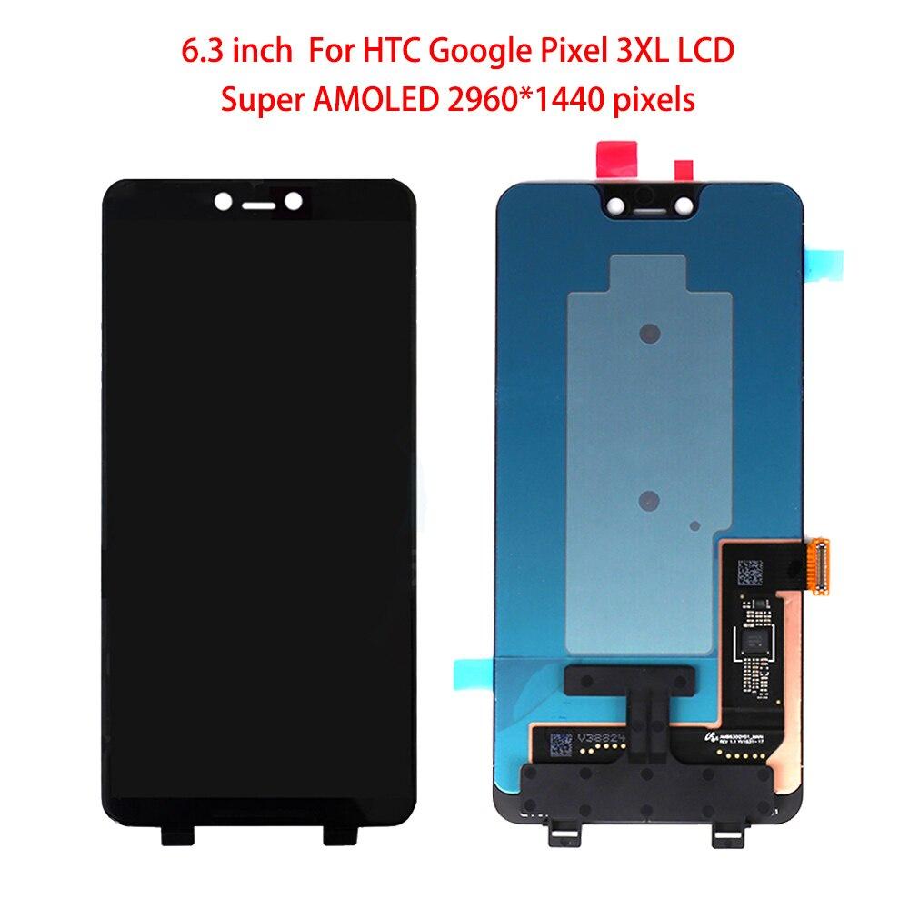 適用於谷歌Pixel 3XL HTC Google Pixel 3xl 螢幕總成 液晶面板 螢幕不顯 破裂 維修替換物料-細節圖5