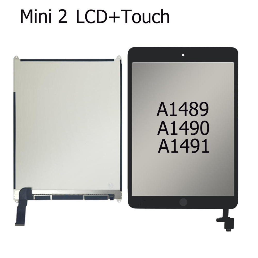 iPad Mini1 Mini2 Mini3 A1432 A1454 A1489 A1599 液晶顯示屏 觸控螢幕帶返回-細節圖2