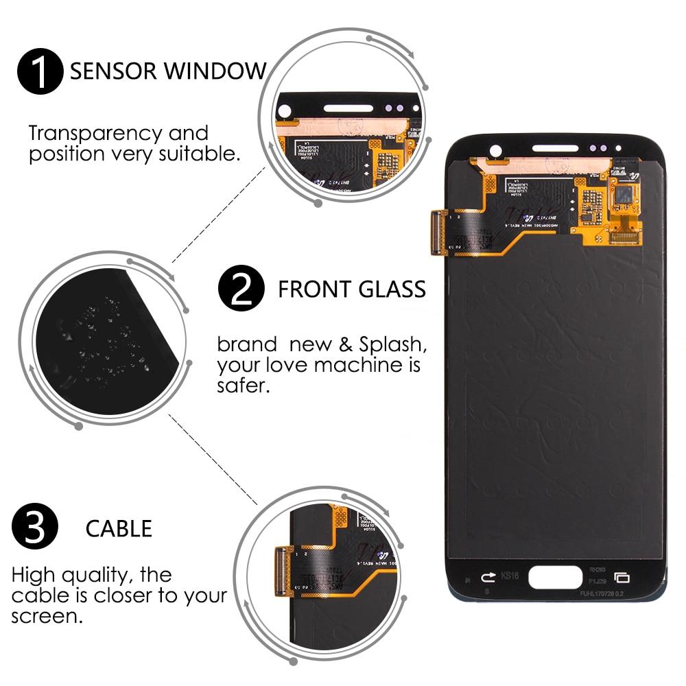 適用於三星Galaxy S7 SM-G930 G930A G930F Amoled螢幕總成 面板總成 液晶螢幕-細節圖2
