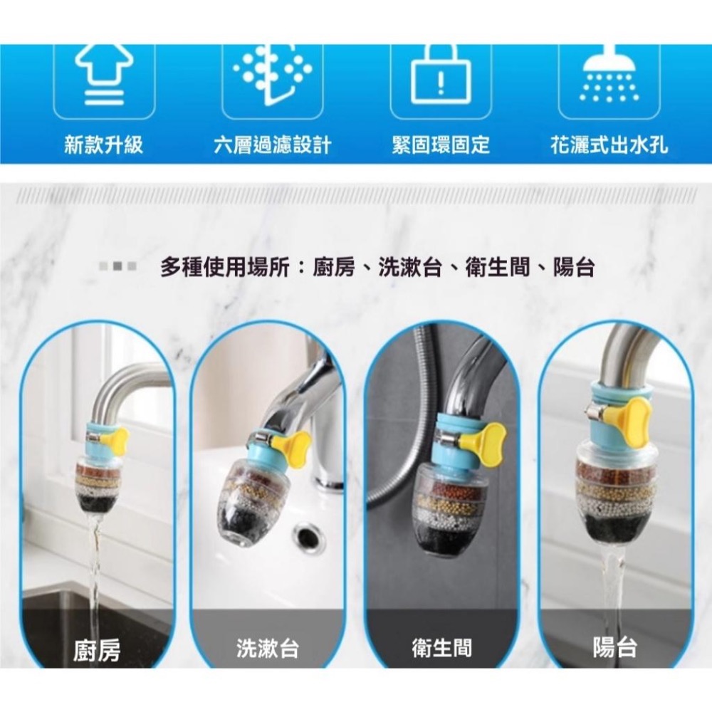 過濾器 水龍頭接頭 麥飯石球 水龍頭過濾器 水龍頭延伸器 濾芯 濾心 花灑節水 過濾器噴頭 過濾噴頭嘴 GD生活批發-細節圖9