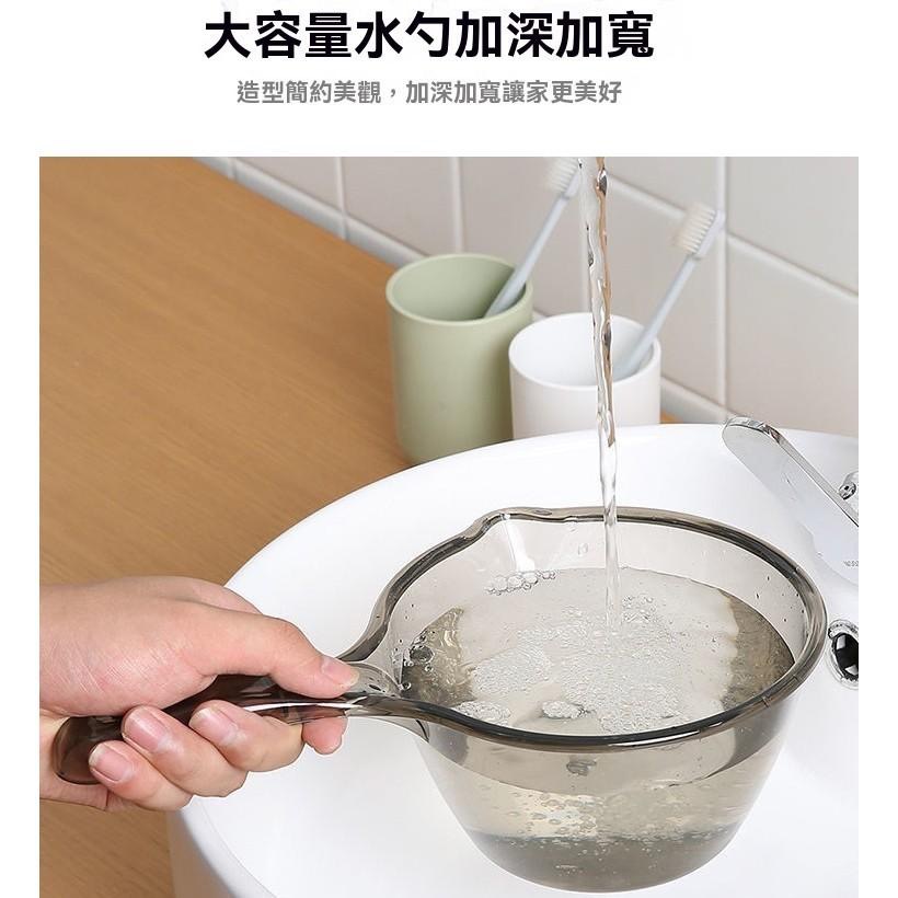 勺子 水勺 潑水 家用 廚房 露營 水瓢 加厚 塑膠水匙 洗碗 澆花 澆菜 長柄水勺 洗頭水 水瓢 洗澡勺 舀水勺-細節圖5