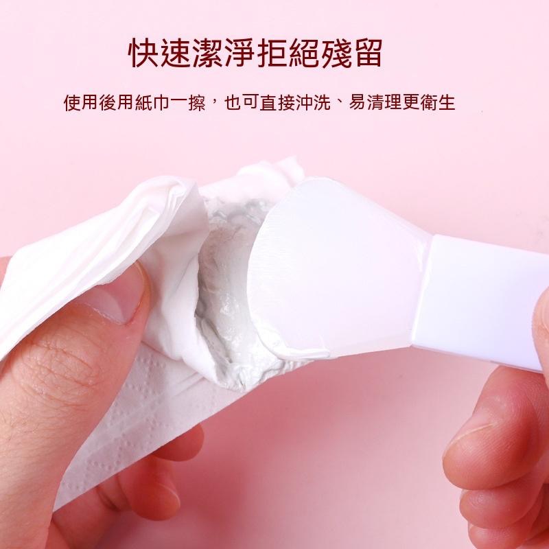 面膜刷 便攜迷你美容護膚矽膠面膜矽膠刷套裝泥膜刷臉部塗抹式美容化妝刷 矽膠面膜刷 敷臉刷 DIY 臉面保養刷 美容面膜刷-細節圖5