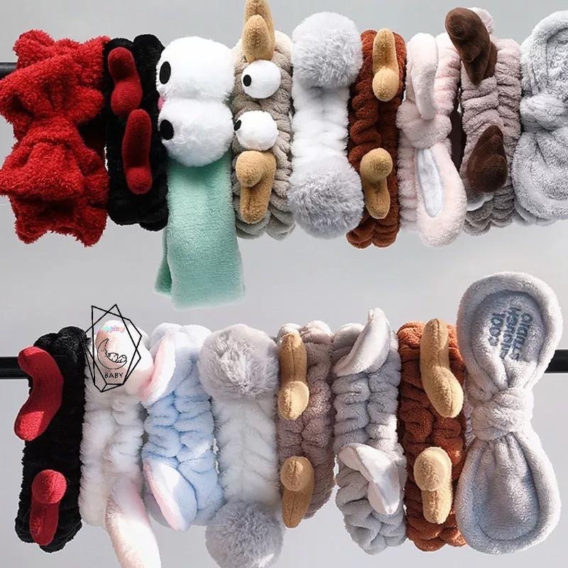 洗臉髮帶 髮飾 髮束 洗臉 化妝 髮帶 面膜髮帶 娃娃機 化妝髮帶 止汗帶 吸汗頭巾 透氣 瑜珈髮帶 彈力髮帶『貝比』-細節圖2