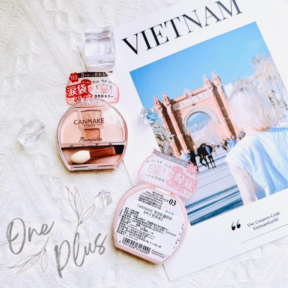 ［Jia’s美妝代購］現貨不用等‼️ 日本CANMAKE 眼影臥蠶打亮盤淚光閃閃眼盤  #01色 #02色 #03色-細節圖11