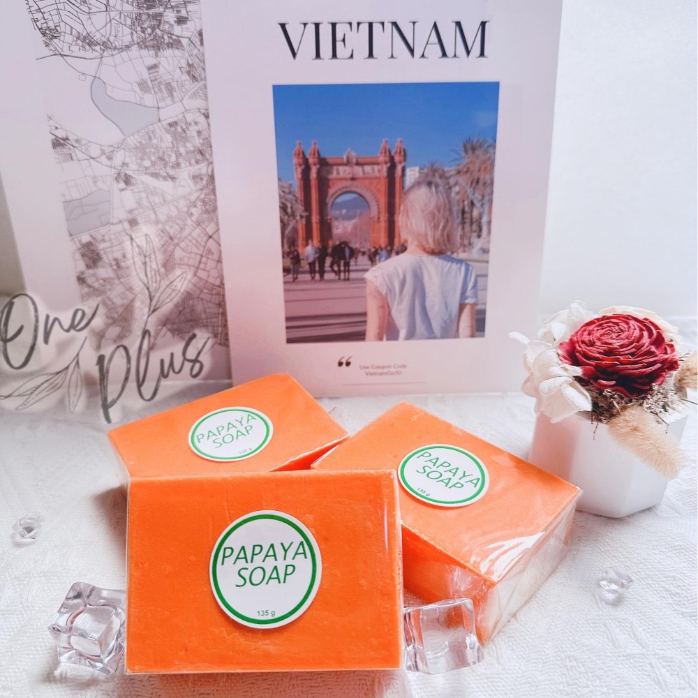 ［Jia’s美妝代購]現貨不用等‼️隨貨開立發票‼️橘色肥皂 WHIT ENING SOAP WITH PLACENTA-細節圖2