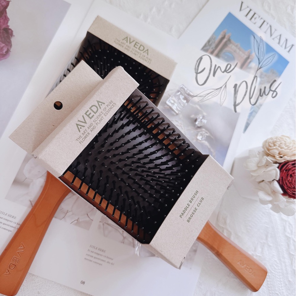 [Jia’s美妝代購］❤️現貨不用等❤️AVEDA木質髮梳子 木頭氣囊梳 按摩髮囊梳 防氣墊 肯夢-細節圖6