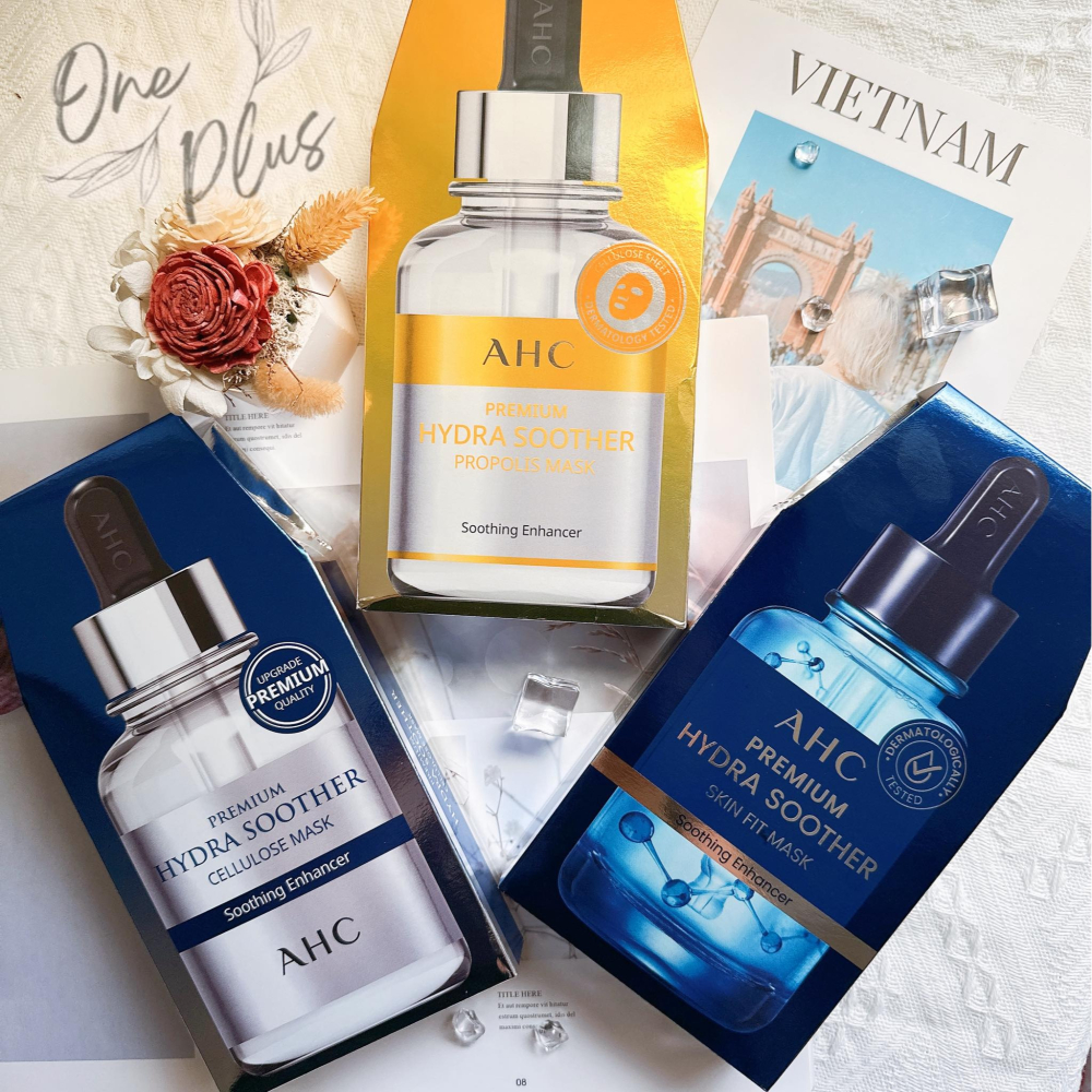 [Jia’s美妝代購］現貨不用等‼️‼️ AHC 玻尿酸保濕面膜🌸B5面膜 5片/盒裝 AHC 面膜-細節圖2