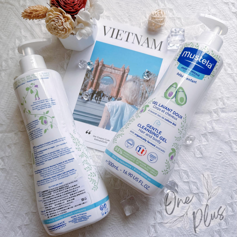 ［Jia’s美妝代購]現貨24小時內寄件‼️慕之恬廊 Mustela 多慕雙潔乳 500ml  洗頭洗髮兩用 嬰兒洗澡-細節圖3