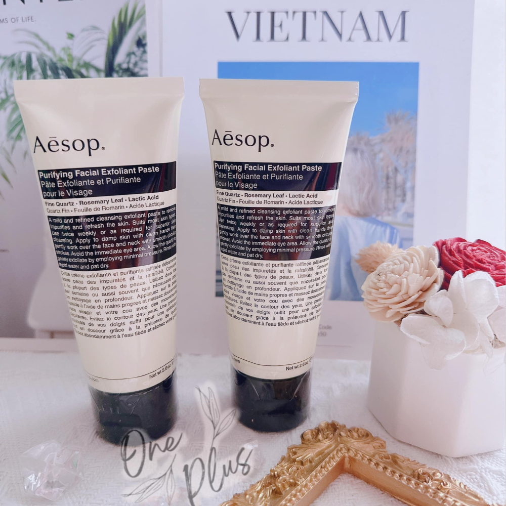 ［Jia’s美妝代購］✨現貨不用等✨ 面部去角質Aesop 純淨滋潤去角質霜75ml👍🏻-細節圖3