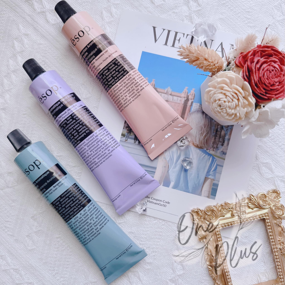 [Jia’s專櫃美妝] 現貨不用等🔥 現貨 Aesop 賦活芳香護手霜 尊尚芳香護手霜 75ml  杏色護手霜 護手霜-細節圖2