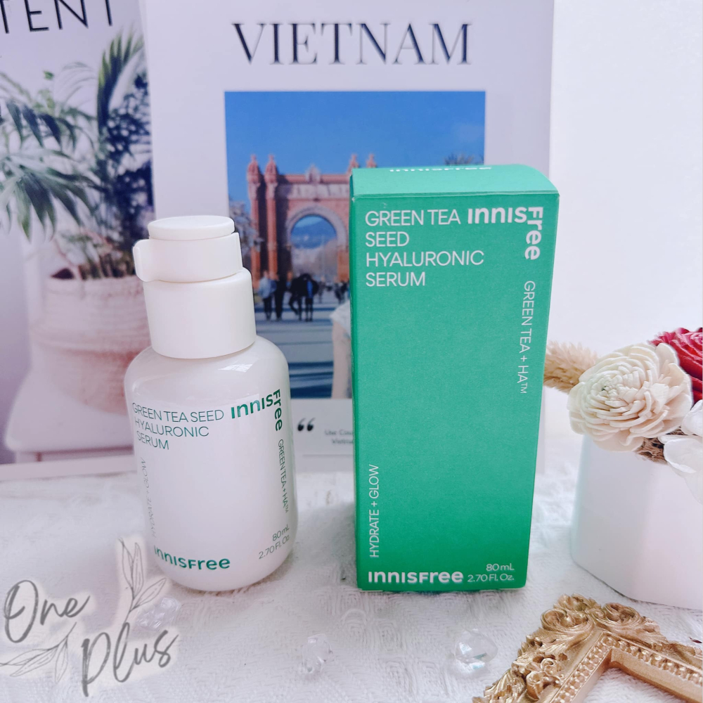 ［Jia’s美妝代購］現貨不用等‼️ lnnisfree 綠茶籽玻尿酸保濕精華 🧡-細節圖2