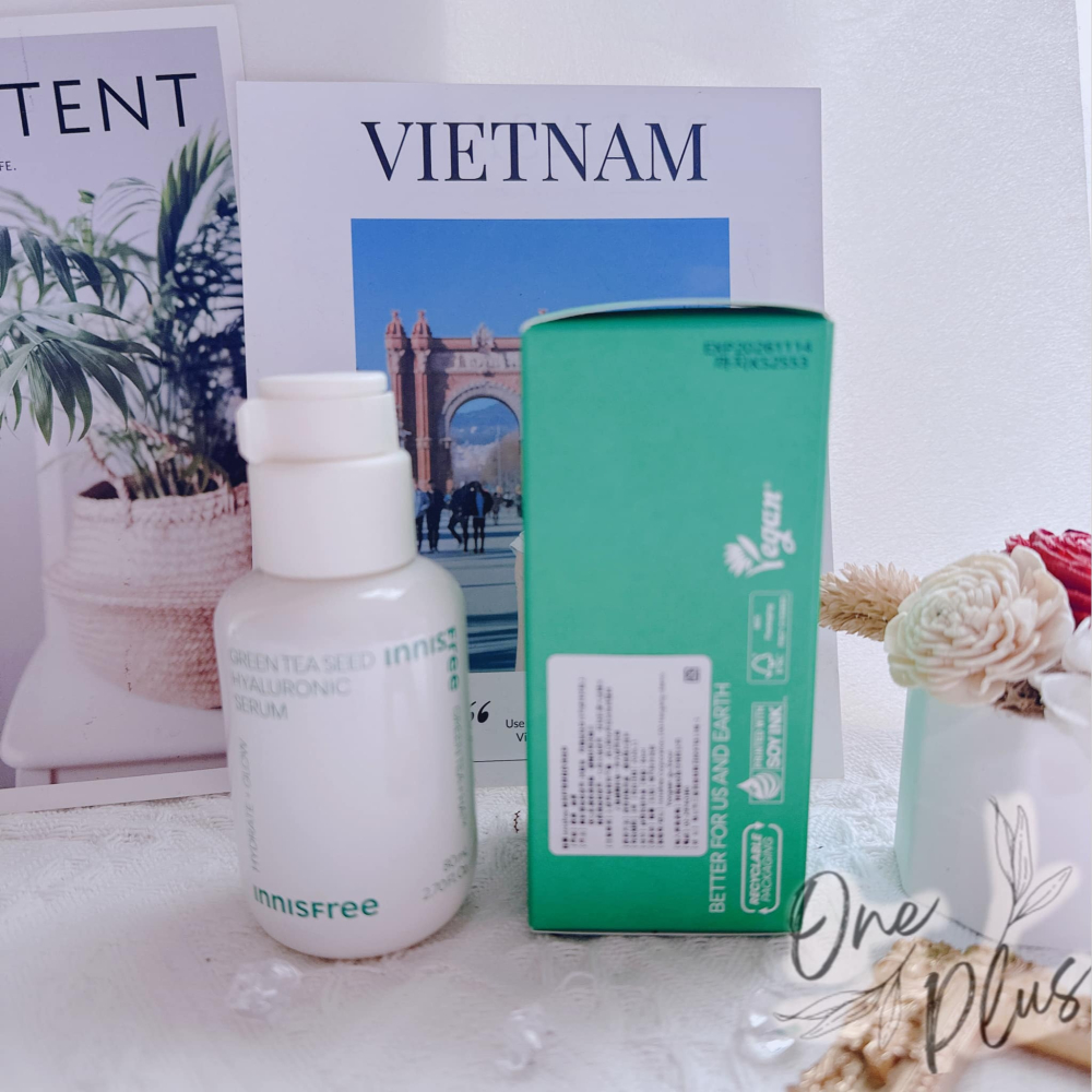 ［Jia’s美妝代購］現貨不用等‼️ lnnisfree 綠茶籽玻尿酸保濕精華 🧡-細節圖4