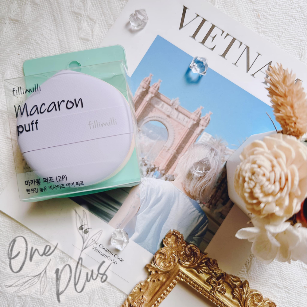 [Jia’s美妝代購］現貨不用等‼️新款✅ Fillimilli 馬卡龍棉花糖粉撲2入組 粉撲 現貨 韓國美妝 熱銷粉撲-細節圖3