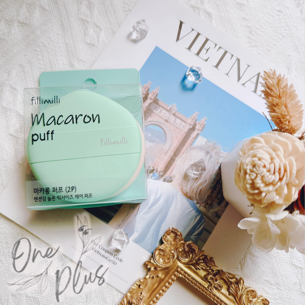 [Jia’s美妝代購］現貨不用等‼️新款✅ Fillimilli 馬卡龍棉花糖粉撲2入組 粉撲 現貨 韓國美妝 熱銷粉撲-細節圖4