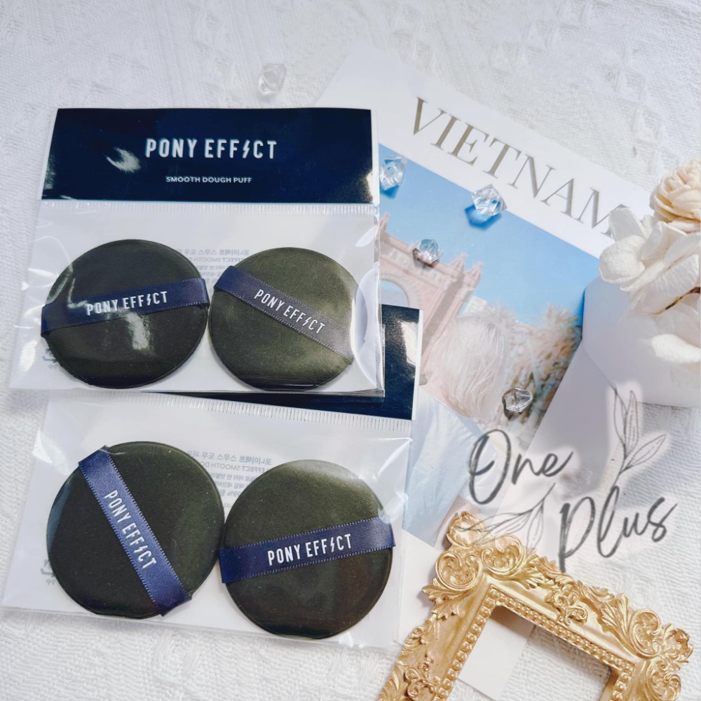 ［Jia’s美妝代購］現貨不用等🔥新版兩入組Pony effect 氣墊粉餅粉撲 水滴粉撲 氣墊粉撲 氣墊粉餅專用粉撲-規格圖8
