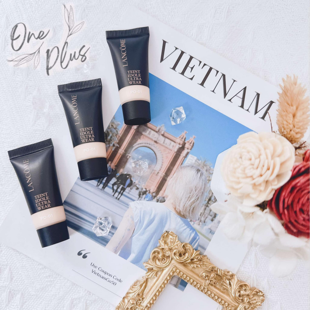 [Jia’s美妝代購］現貨不用等‼️ LANCOME 蘭蔻 零粉感超持久粉底5ML SPF48 PA++PO-01 粉底-細節圖2