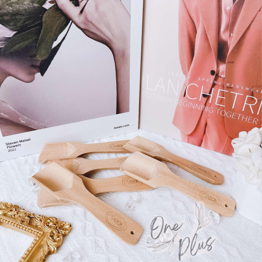 [Jia’s美妝代購］現貨不用等 Sabon 木匙 正貨 磨砂膏木匙-細節圖3