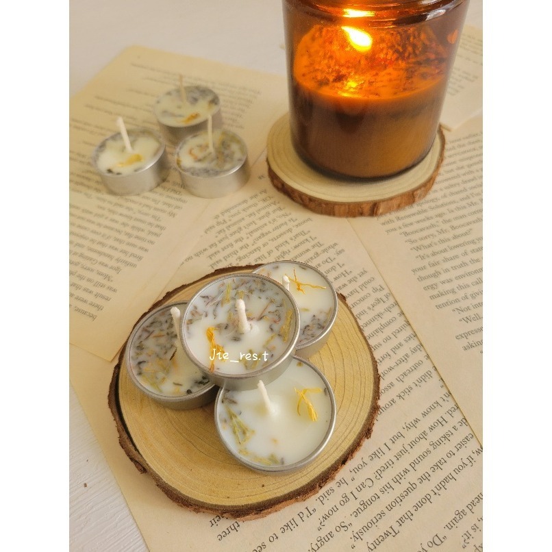 暖陽微風🕯精油手作蠟燭🕯一組兩顆-細節圖3