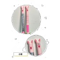 🌸呆頭鵝小舖🌸第三代 mimi維尼小豬奇奇蒂蒂跳跳虎唐老鴨黛西布魯托米妮米奇高飛雙耳筆造型雙色筆-規格圖4