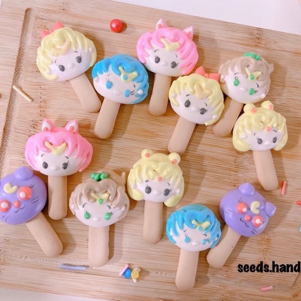 美少女戰士馬林糖 造型馬林糖 馬林糖大頭棒 婚禮小物 生日分享禮-細節圖2