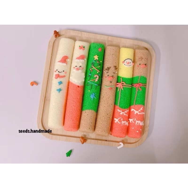 聖誕節蛋糕 聖誕節造型戚風蛋糕 戚風蛋糕捲 聖誕節分享禮蛋糕 造型戚風蛋糕 雪人 聖誕老公公 馴鹿 禮物盒 聖誕樹-細節圖3