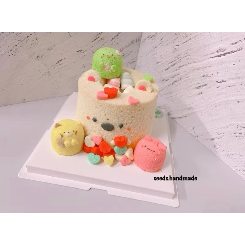 6寸造型戚風蛋糕 三眼怪蛋糕 三眼怪造型戚風蛋糕 玩具總動員 生日派對慶生分享 幼稚園分享蛋糕-細節圖5