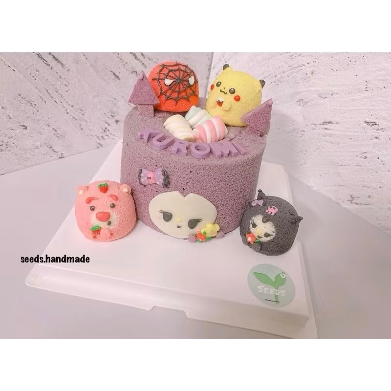 6吋造型戚風蛋糕 酷洛米美樂蒂大耳狗造型戚風蛋糕 生日慶生會 生日派對 生日分享蛋糕 酷洛米 布丁狗 大耳狗 美樂蒂-細節圖4