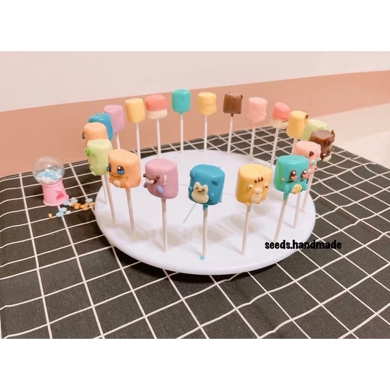 棉花糖巧克力 造型棉花糖 寶可夢 皮卡丘 小火龍 傑尼龜 伊布 胖丁 卡比獸 可達鴨 百變怪 妙蛙種子 婚禮小物-細節圖3